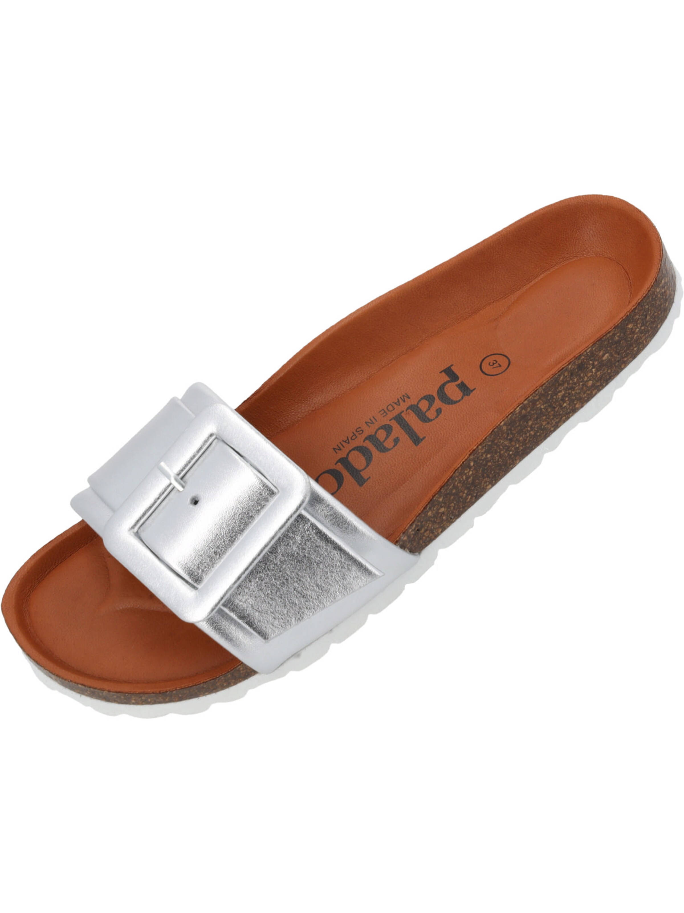 Palado Pantolette 'Palado Nubra'‌‌‌‌‌‌‌‌ in Silber: Vorderseite