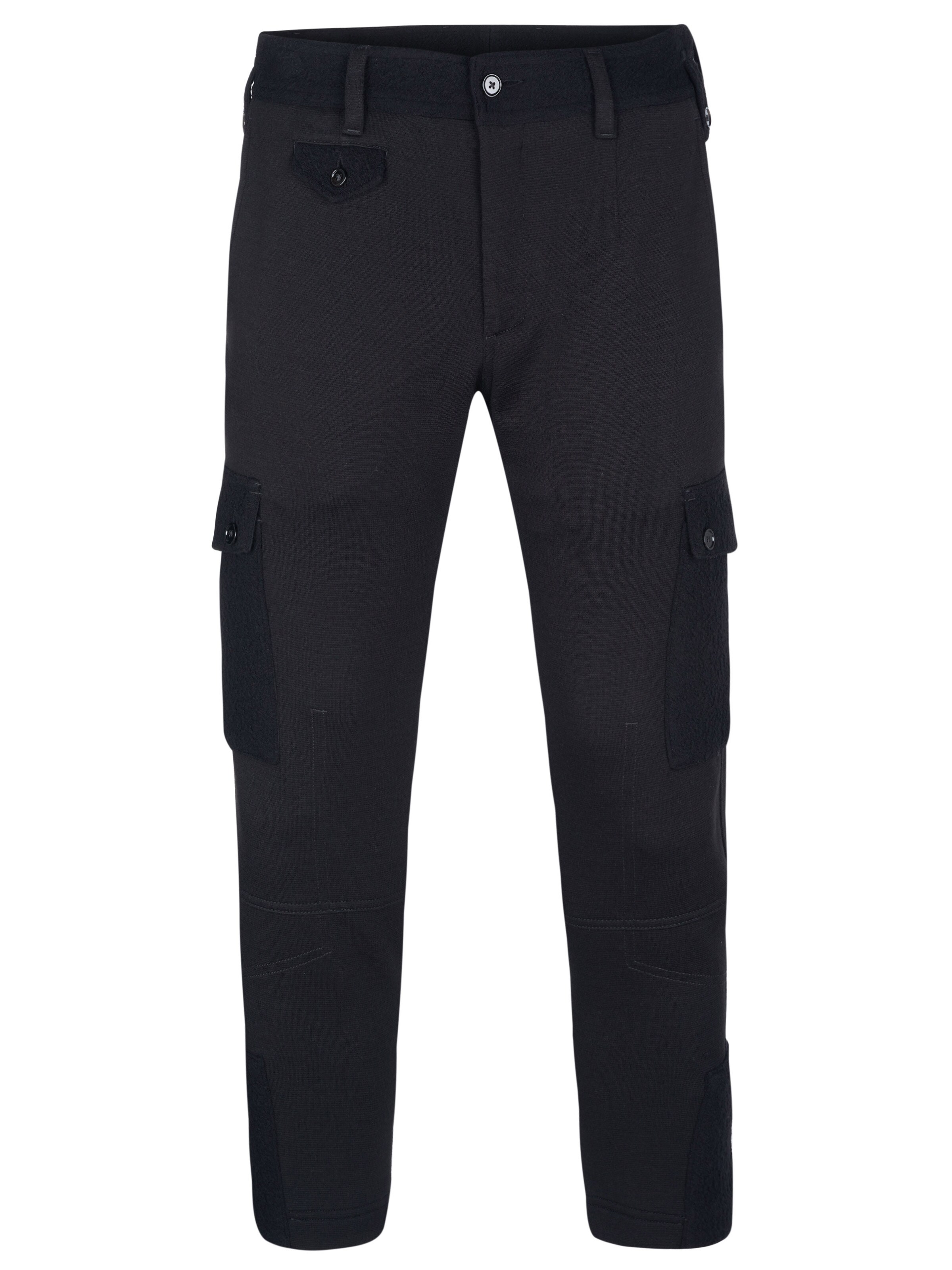 DOLCE & GABBANA Regular Cargo trousers 'Dolce & Gabbana Hose' in Black: front