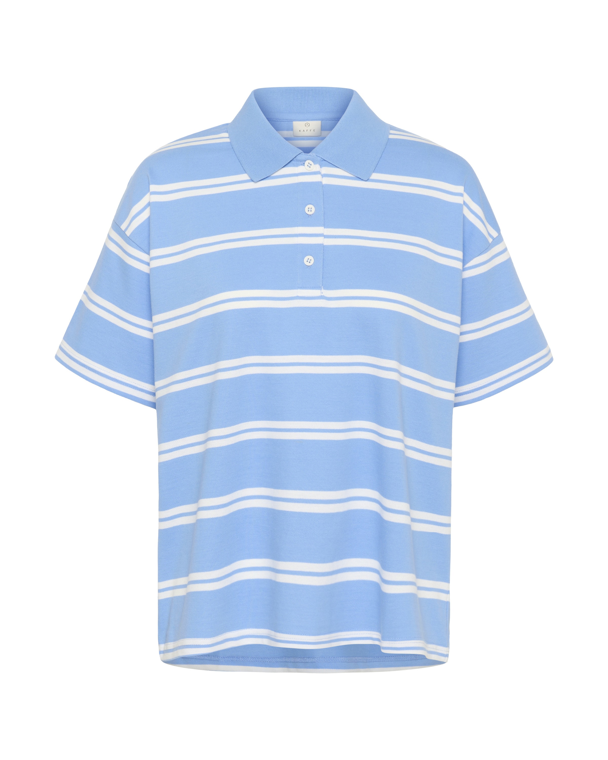 Kaffe Μπλουζάκι 'Pirrie' σε μπλε: μπροστά