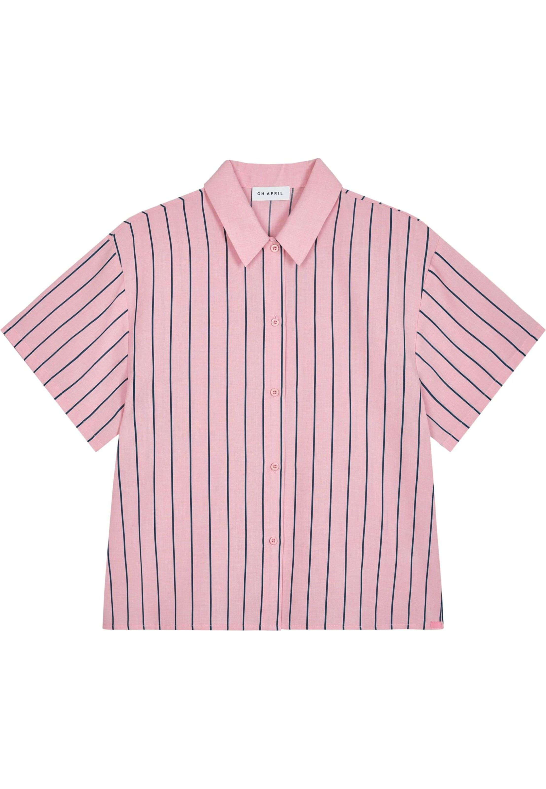 OH APRIL Pluus 'Mira', värv roosa: eest vaates