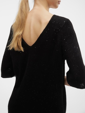 Robes en maille 'LEILANI' VERO MODA en noir