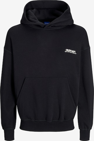 JACK & JONES Sweatshirt 'JWHROXBURY' in Black: front