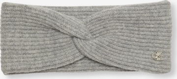Fascia per la testa di Calvin Klein in grigio: frontale