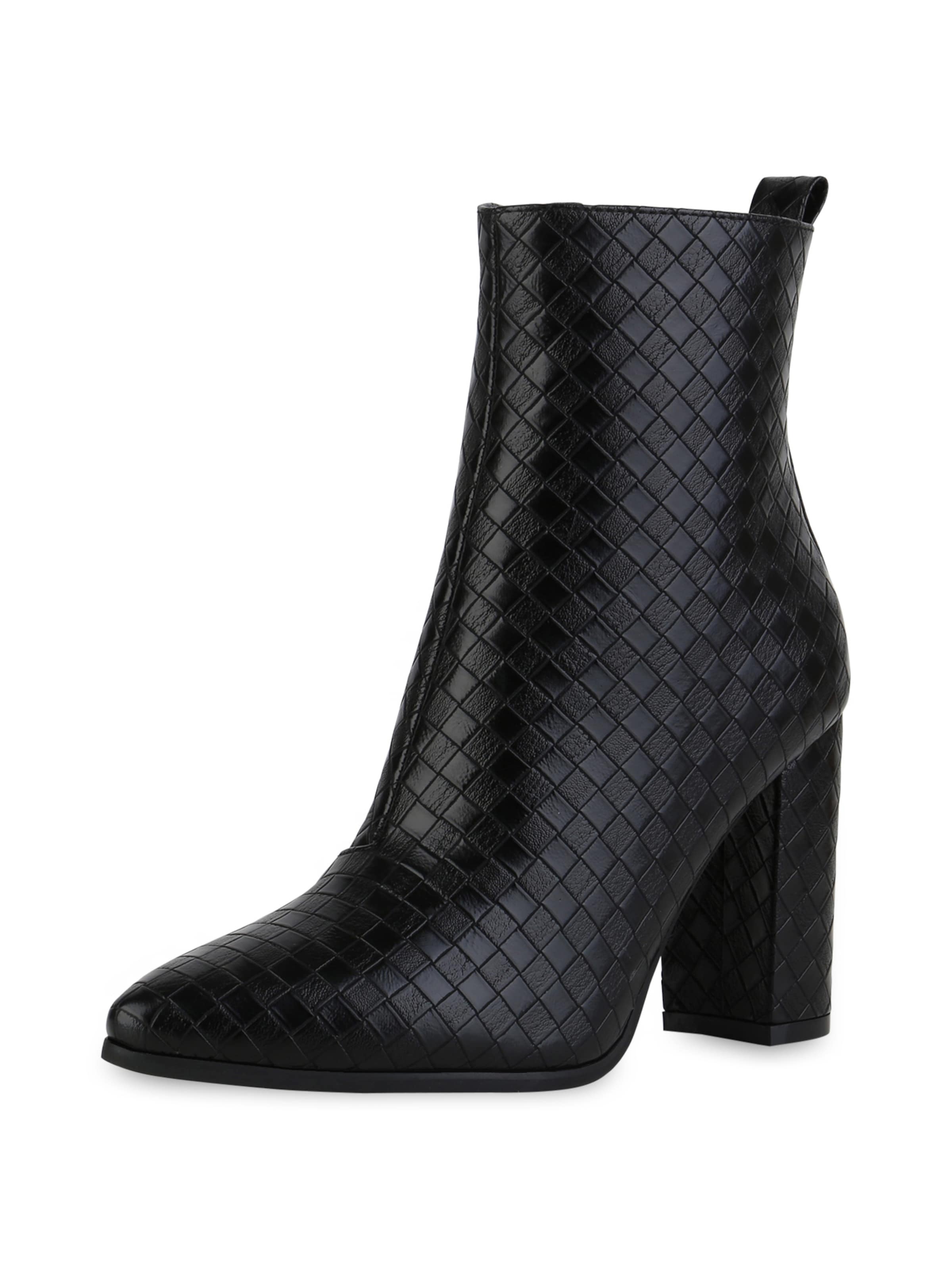 Stivaletto ' Dawn ' di Van Hill in nero: frontale