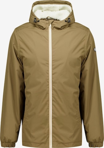 Manteau mi-saison Deeluxe en vert : devant
