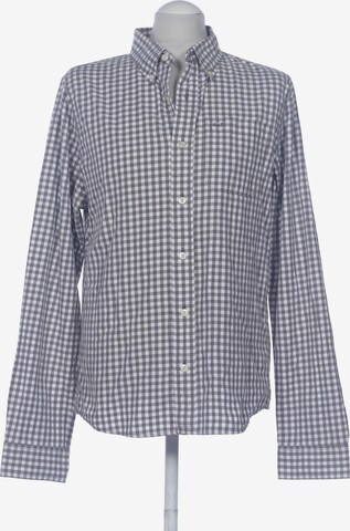 Abercrombie & Fitch Button Up Shirt in L in Grey: front