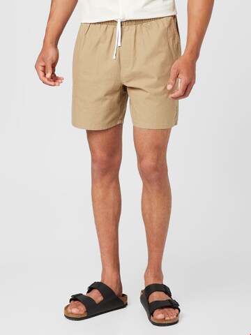 WEEKDAY - regular Pantalón 'Olsen' en beige: frente