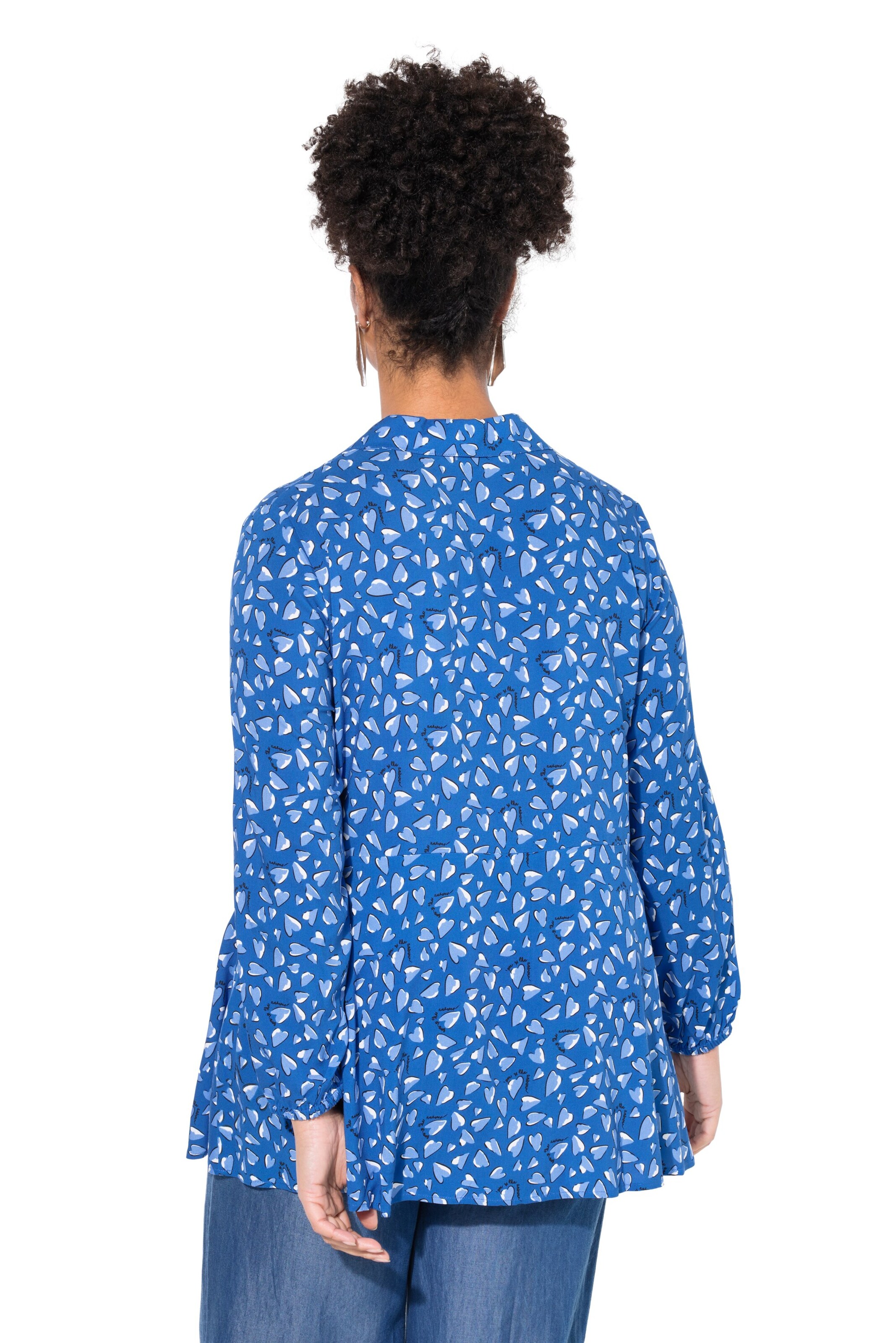MIAMODA Blouse in Blue