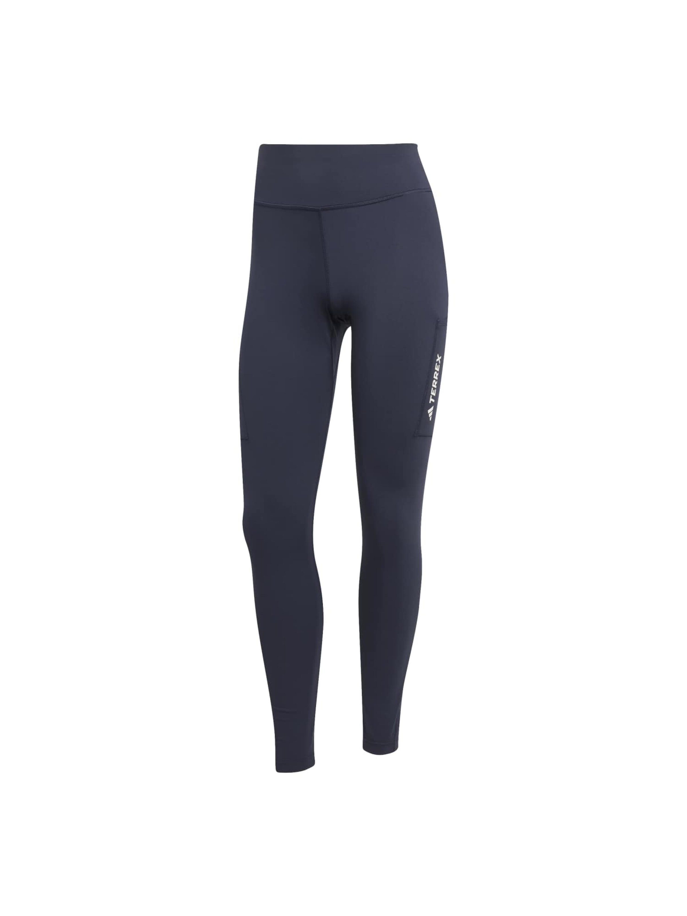 ADIDAS TERREX Skinny Outdoorbroek 'MT' in Zwart: voorkant