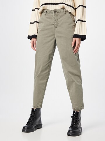 Gang Tapered Chino Pants 'ANTONIA' in Grey: front