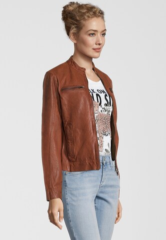 7ELEVEN Lederjacke RIANA in Braun
