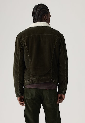 LEVI'S ® Демисезонная куртка 'Type III Sherpa Trucker' в Зеленый