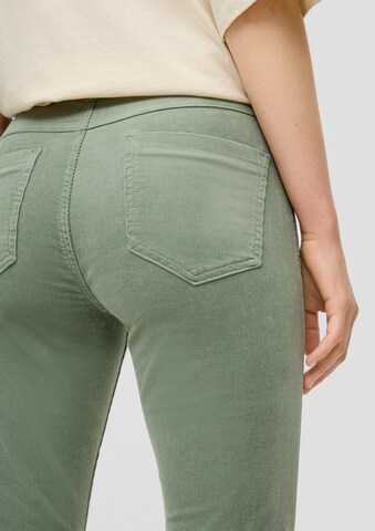 Coupe slim Pantalon s.Oliver en vert