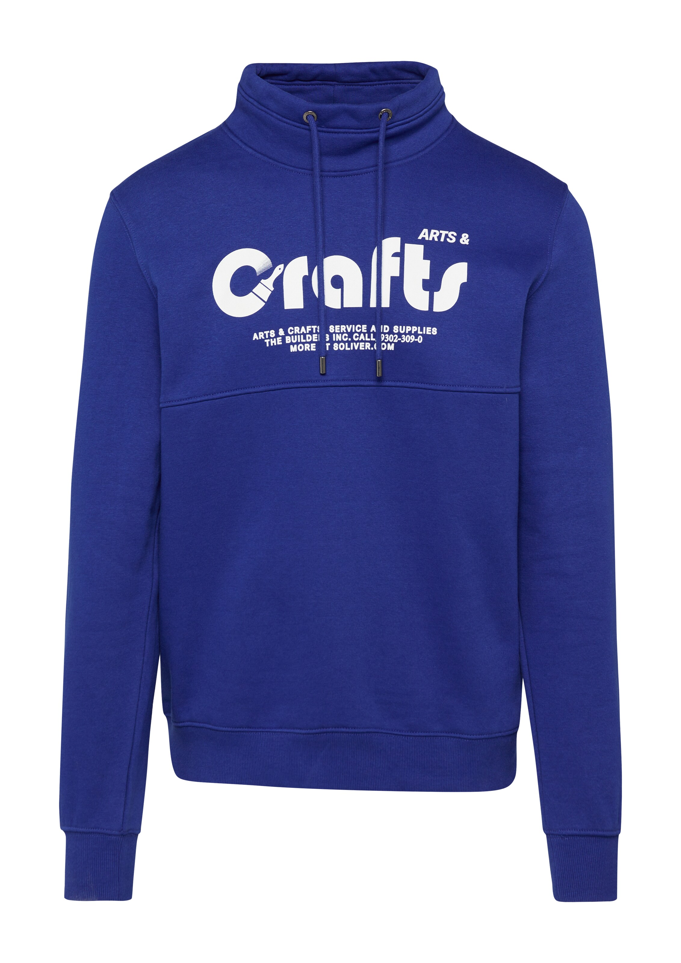 s.Oliver Sweatshirt in Blauw: voorkant