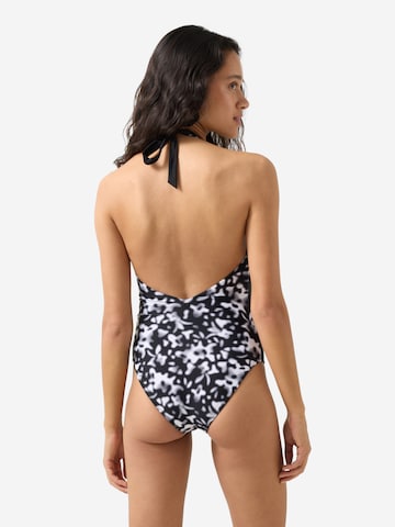 Bogner Fire + Ice High neck Badeanzug 'Zahara' in Schwarz