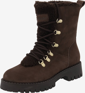 Bottes à lacets Palado en marron : devant