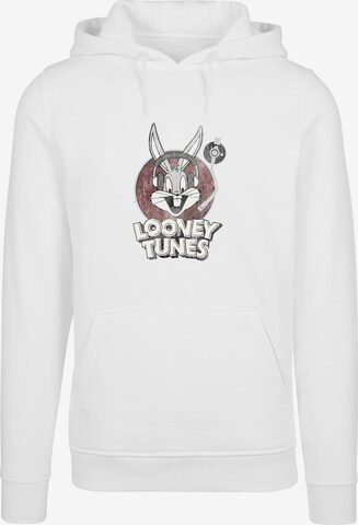 Sweat-shirt 'Looney Tunes Bugs Bunny' F4NT4STIC en blanc : devant