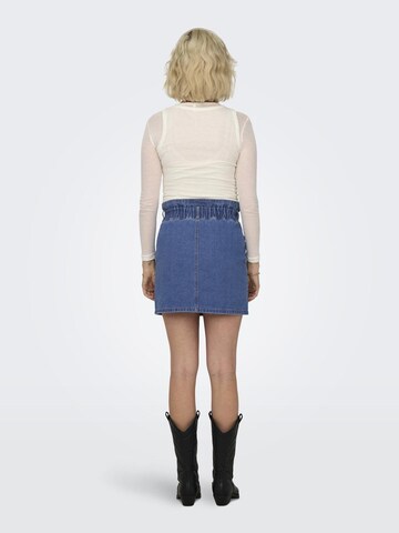 ONLY - Falda 'MILLIE' en azul