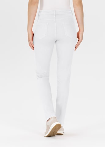 STEHMANN Slimfit Jeans in Weiß