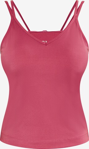 IZIA Top in Pink: front