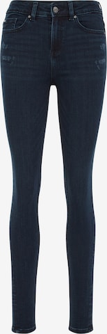 WE Fashion Skinny Farkut 'The Hugger' värissä sininen: etupuoli