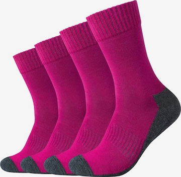 Chaussettes de sport camano en rouge : devant