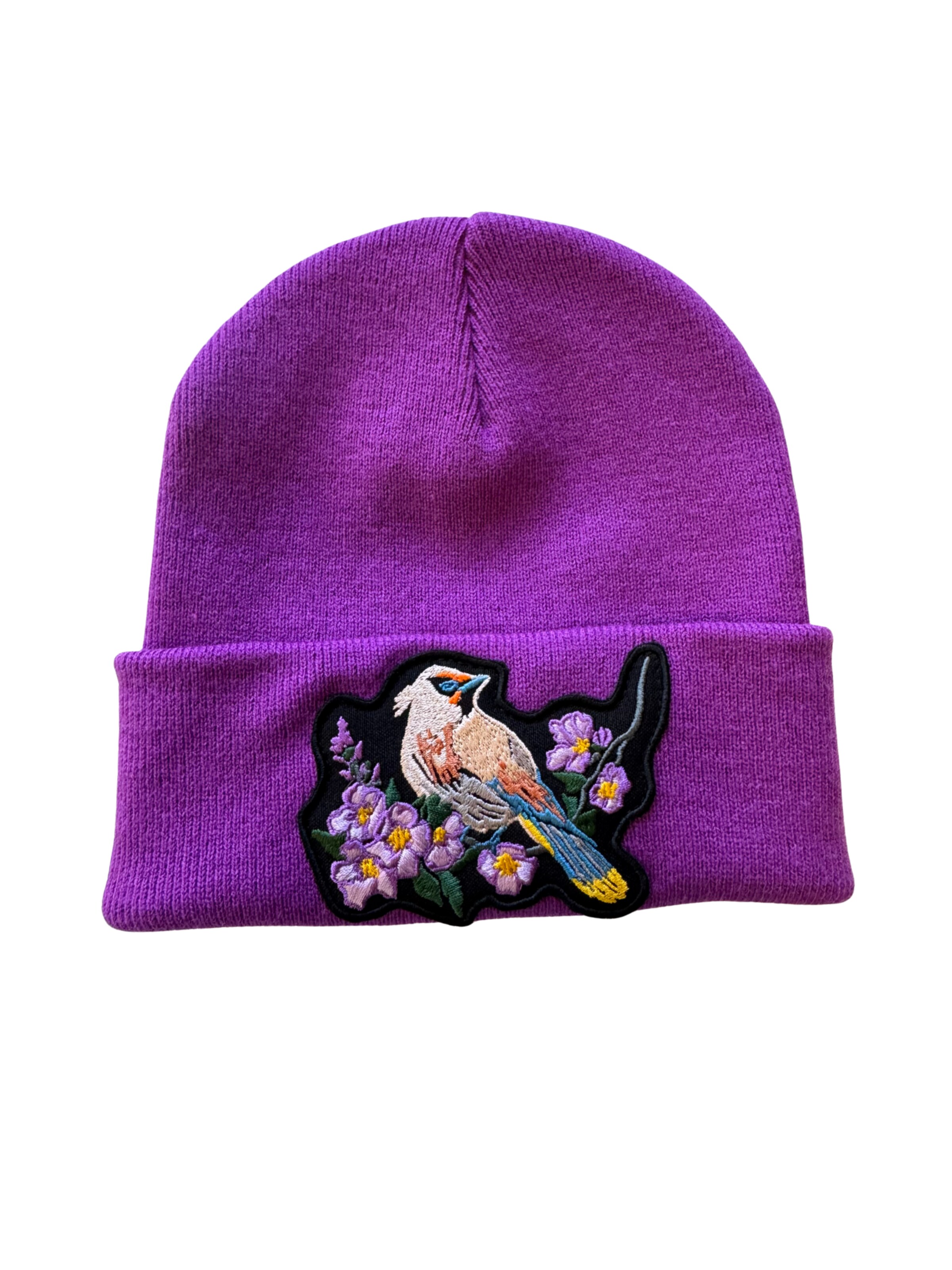RADADA Hut 'Waxwing Bird'‌‌‌ in Lila: Vorderseite