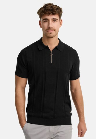 INDICODE JEANS Shirt ' Sago ' in Black: front