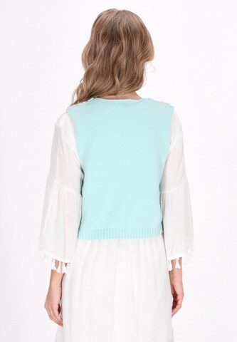 IZIA Knitted vest in Green