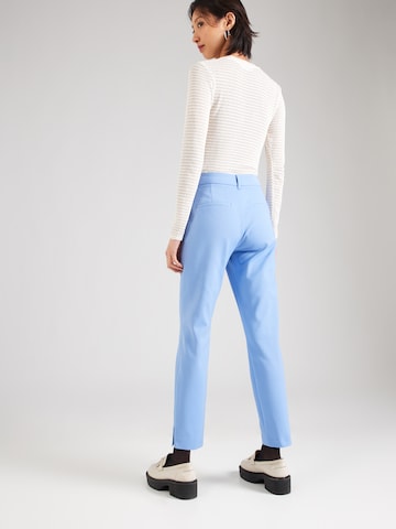 PULZ Jeans - Slimfit Calças chino 'BINDY' em azul