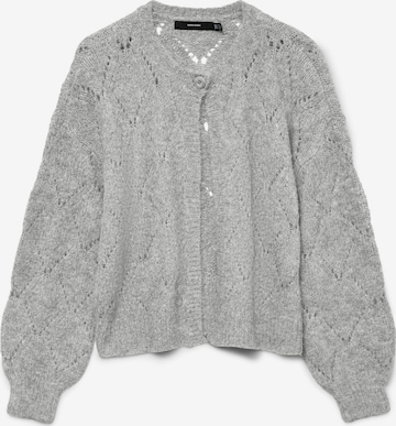 Cardigan 'VMShell' VERO MODA en gris : devant