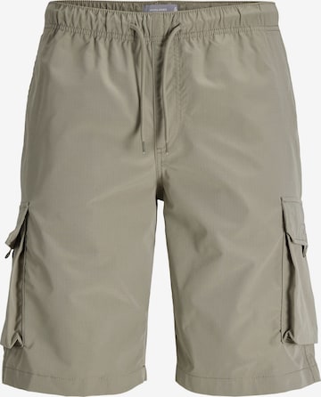 JACK & JONES - Pantalón cargo en verde: frente