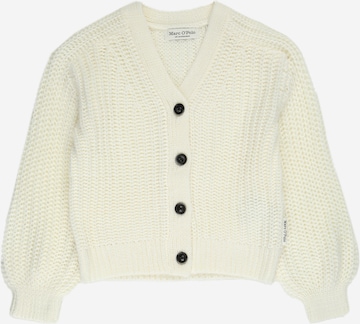 Marc O'Polo Junior Knit Cardigan in White: front