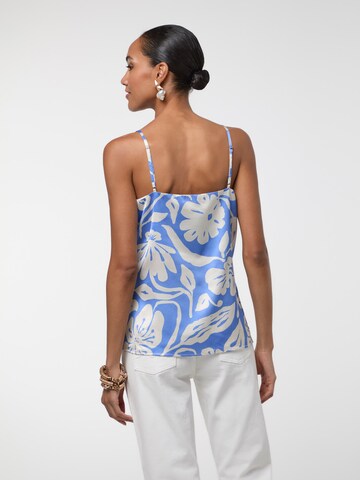Lola Casademunt - Top 'Caraco' en azul