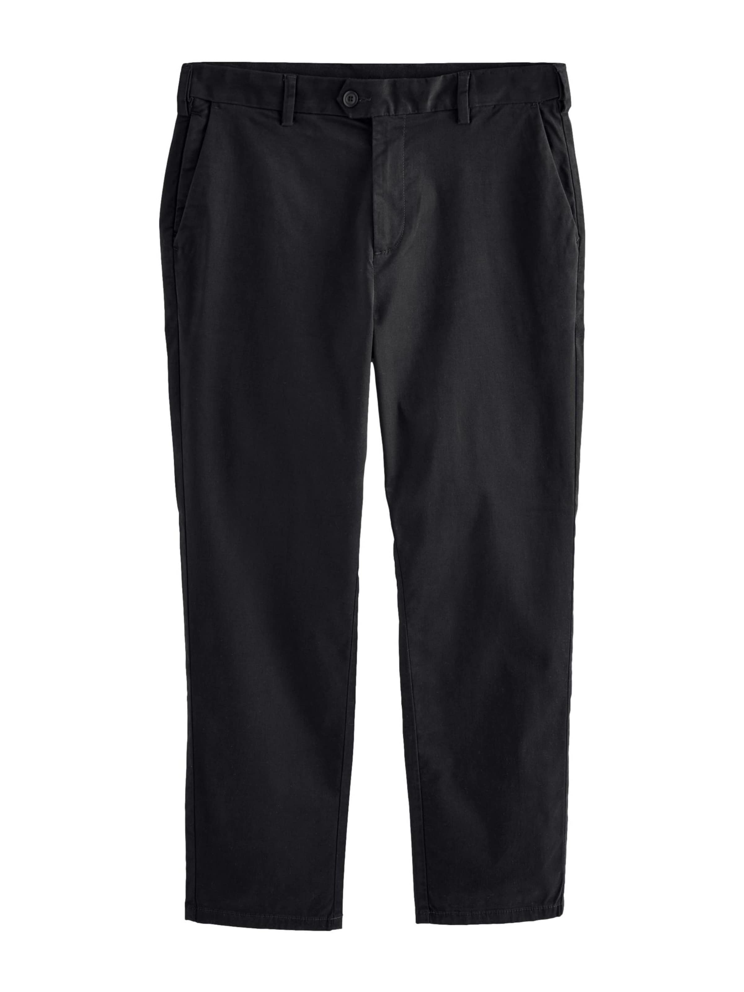 Next Regular Chino 'Ultimate' in Zwart: voorkant