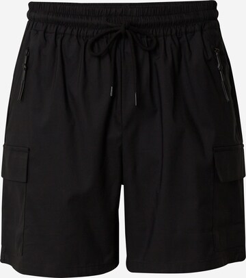 DAN FOX APPAREL Regular Shorts 'Marten' in Schwarz: predná strana