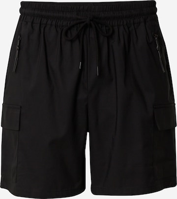 DAN FOX APPAREL - regular Pantalón cargo 'Marten' en negro: frente