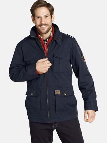 Jan Vanderstorm Between-Season Jacket 'Bror' in Blue: front