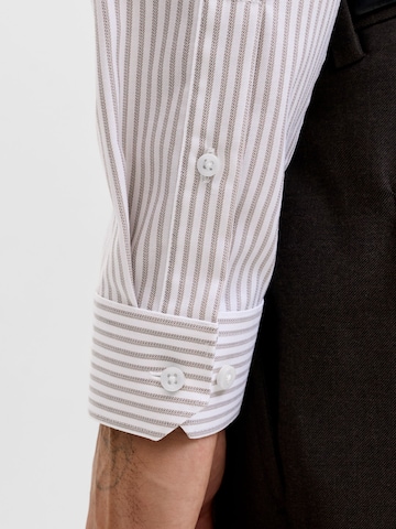 JACK & JONES Slim Fit Skjorte 'JPRBLParker' i beige