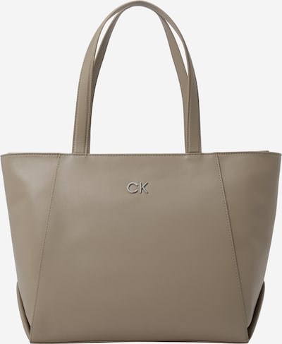 Calvin Klein "Shopper" tipa soma, krāsa - dubļu krāsas, Preces skats