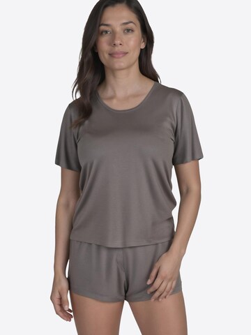 Vivisence Pyjama '2042' in Grau: Vorderseite