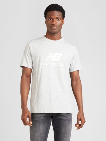 new balance - Camiseta en gris: frente