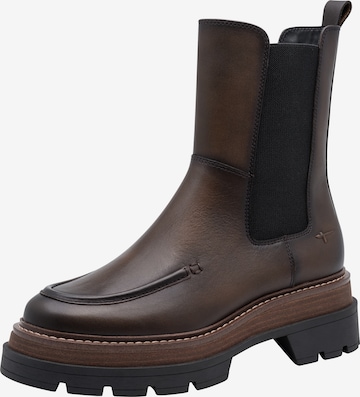 Bottines Tamaris en marron : devant