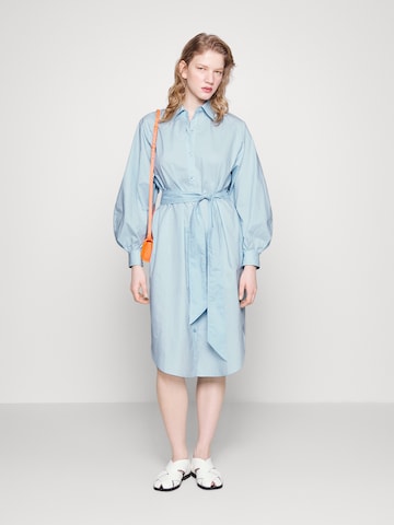 HUGO Kleid 'Kameran' in Blau: Vorderseite
