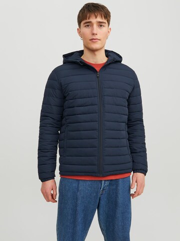 Veste mi-saison JACK & JONES en bleu : devant