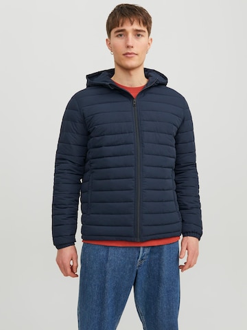 JACK & JONES - Chaqueta de entretiempo en azul: frente