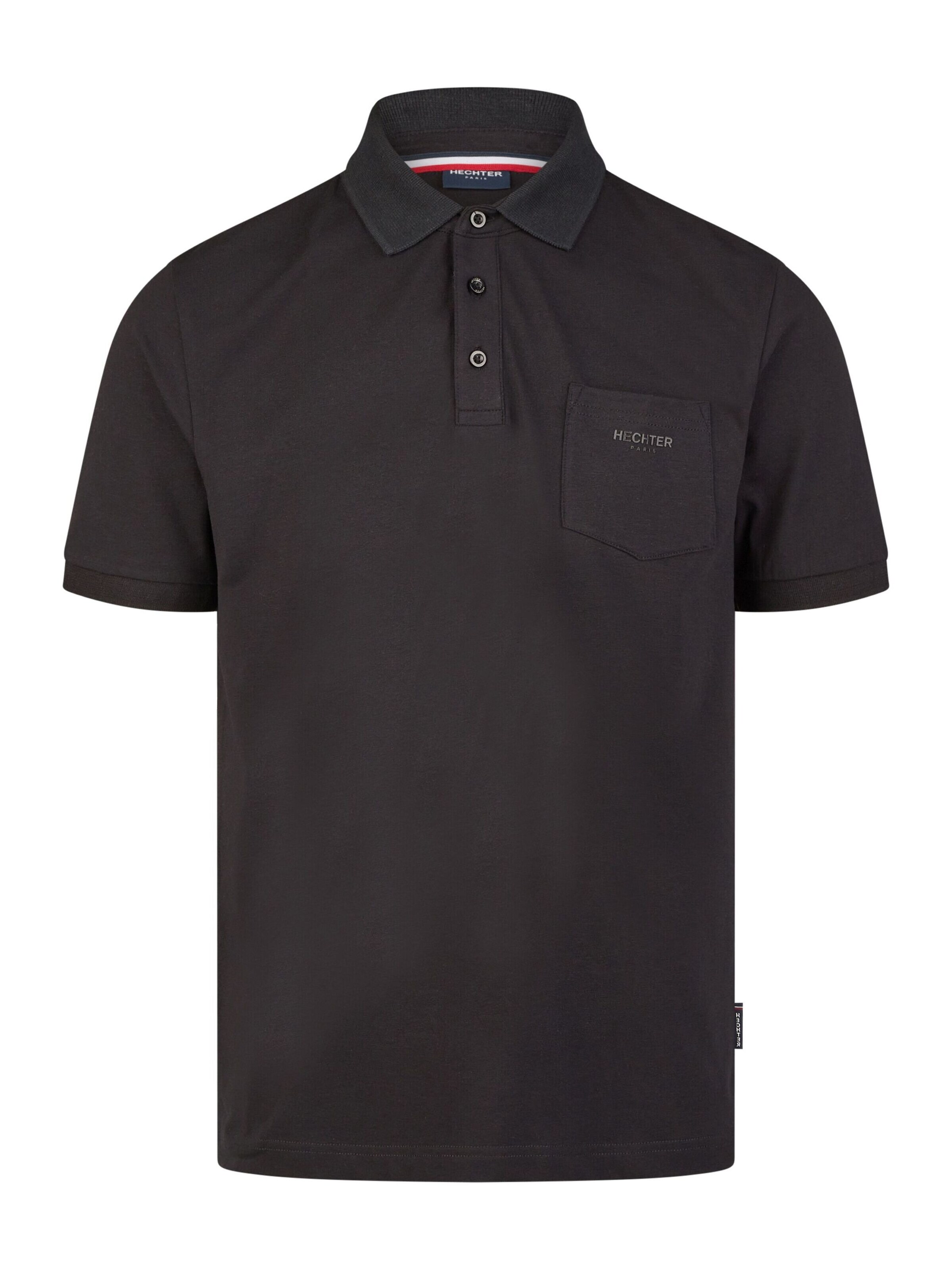 T-Shirt HECHTER PARIS en noir : devant