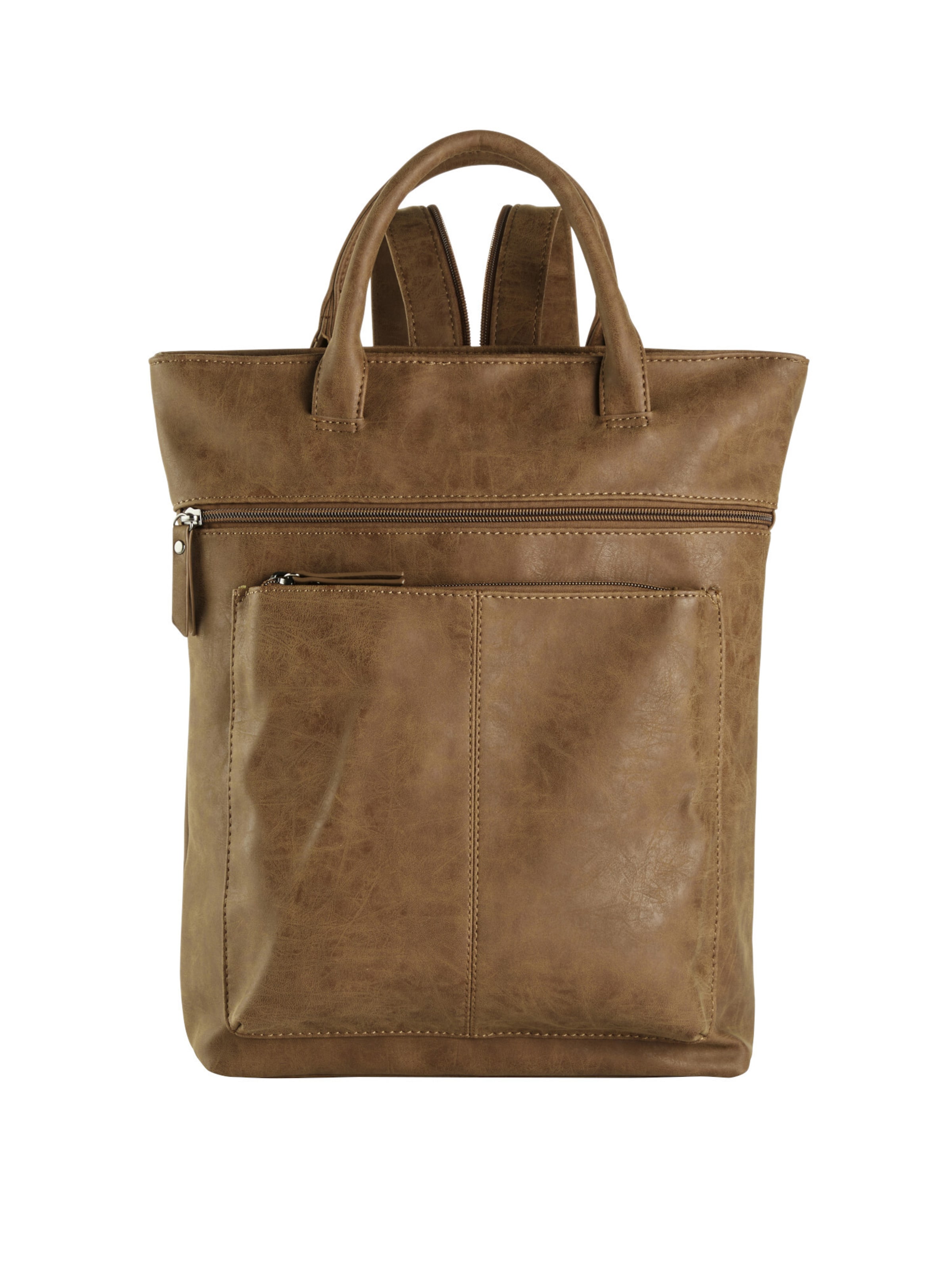 bonprix Rucksack in Braun: Vorderseite
