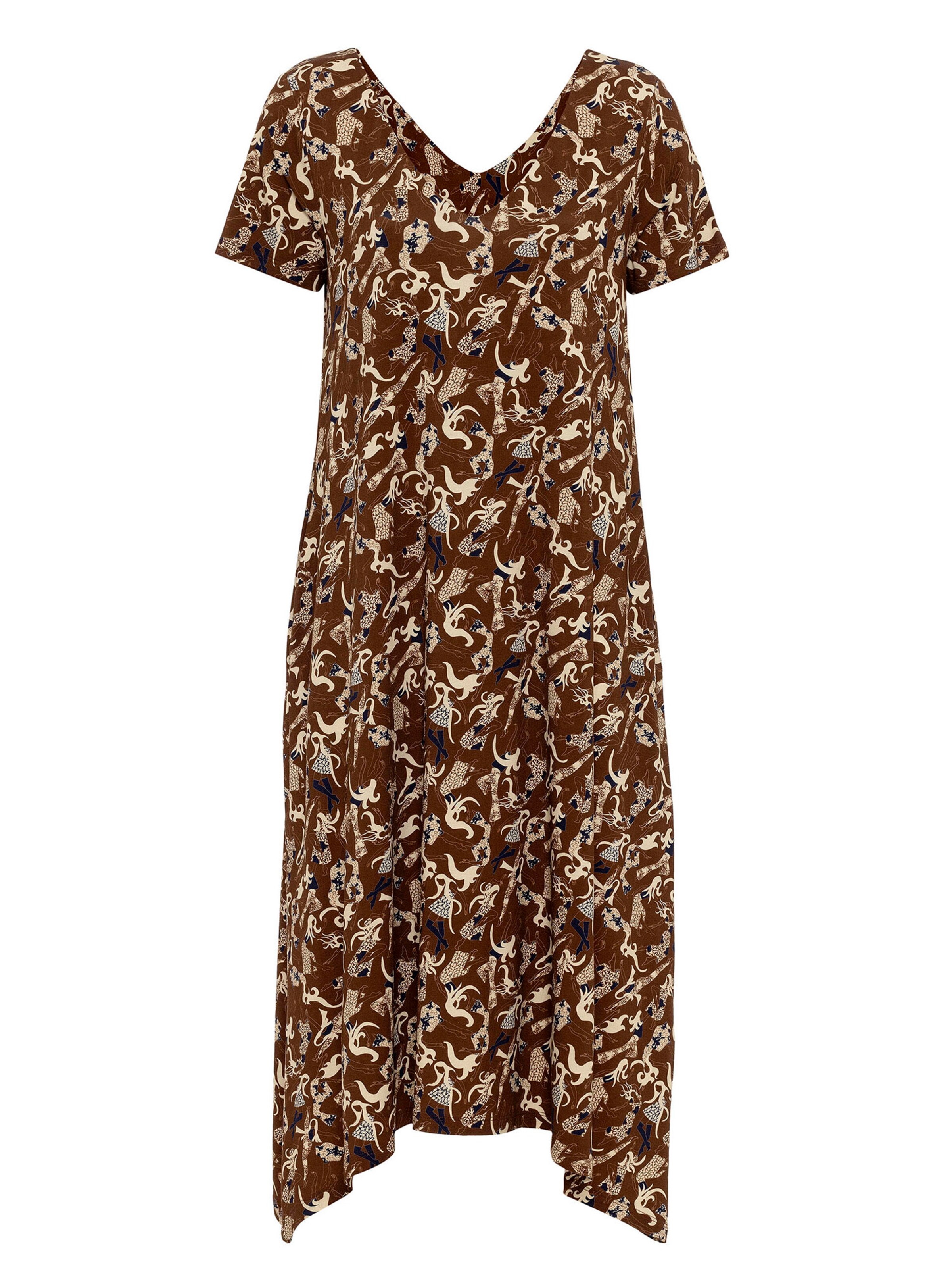 Abito di Anou Anou in marrone: frontale