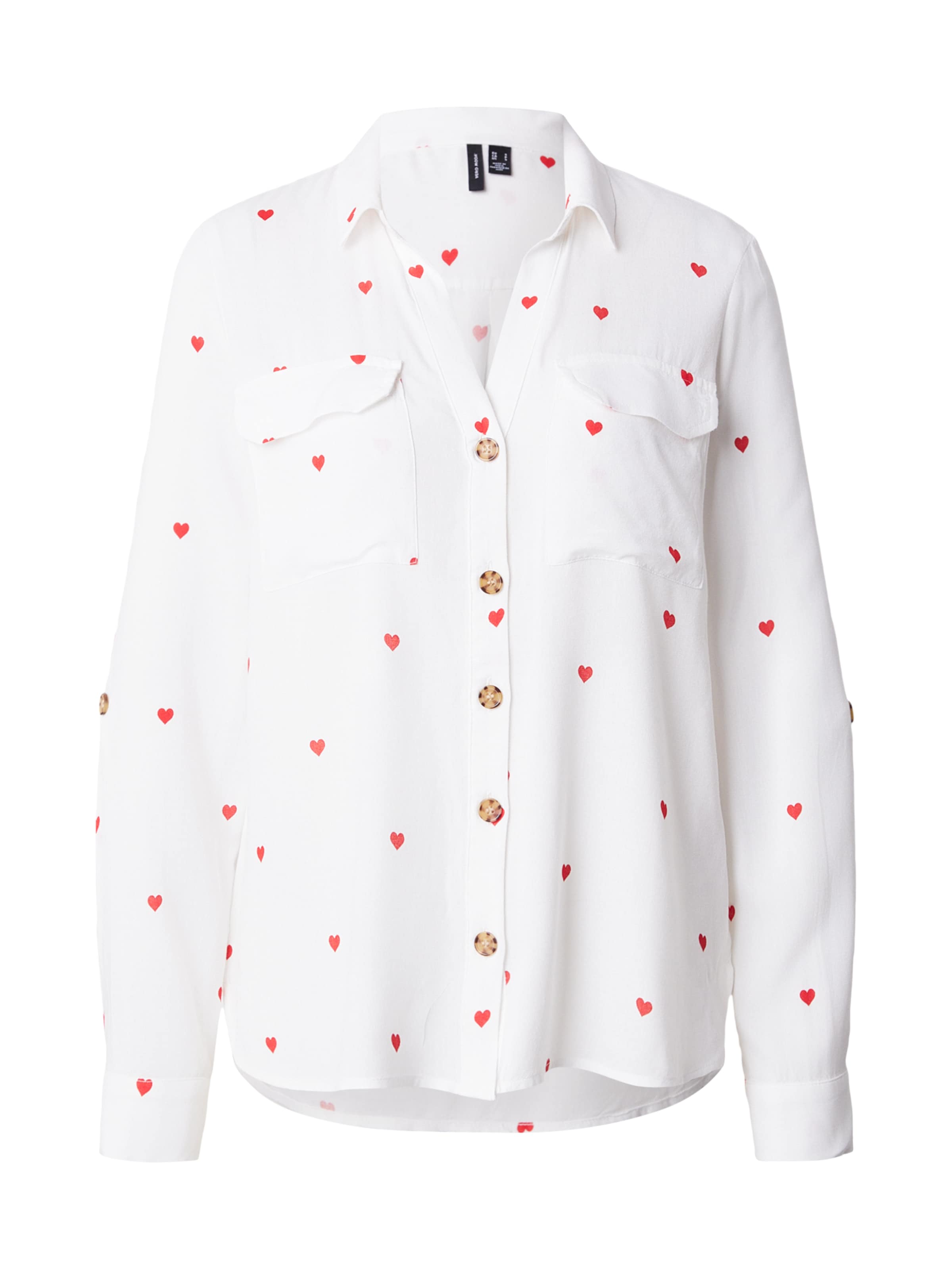 VERO MODA Bluzka 'VMBUMPY' w kolorze biały: przód